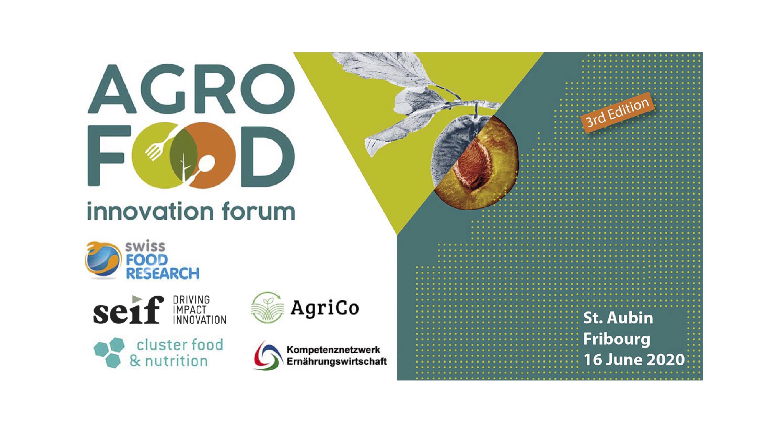 3rd Agro Food Innovation Forum Swiss Food Research